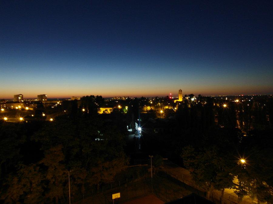Tczew nocą – widok nanowe miasto