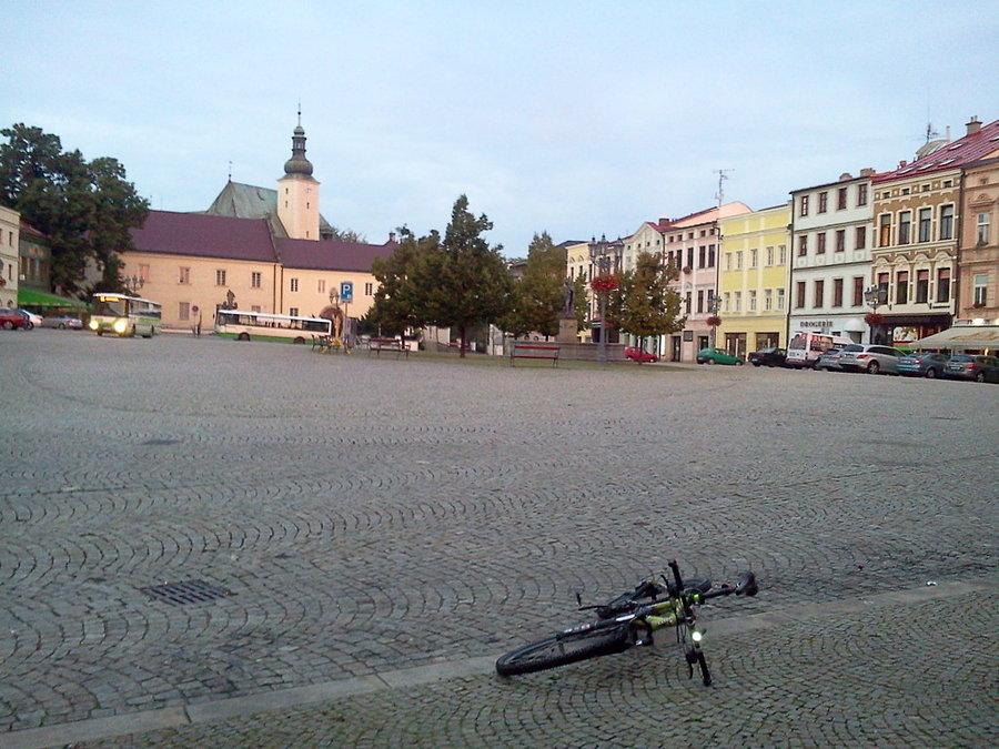 Frydek rynek i zamek