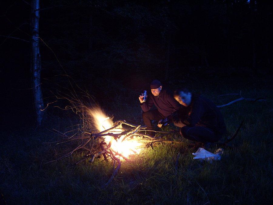 Początki na skraju lasu a nie w środku ;(, jeszcze niczego nie świadomi