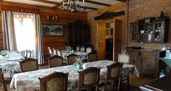 Stylowe wnętrza Dworu Zaścianek w Borsukach