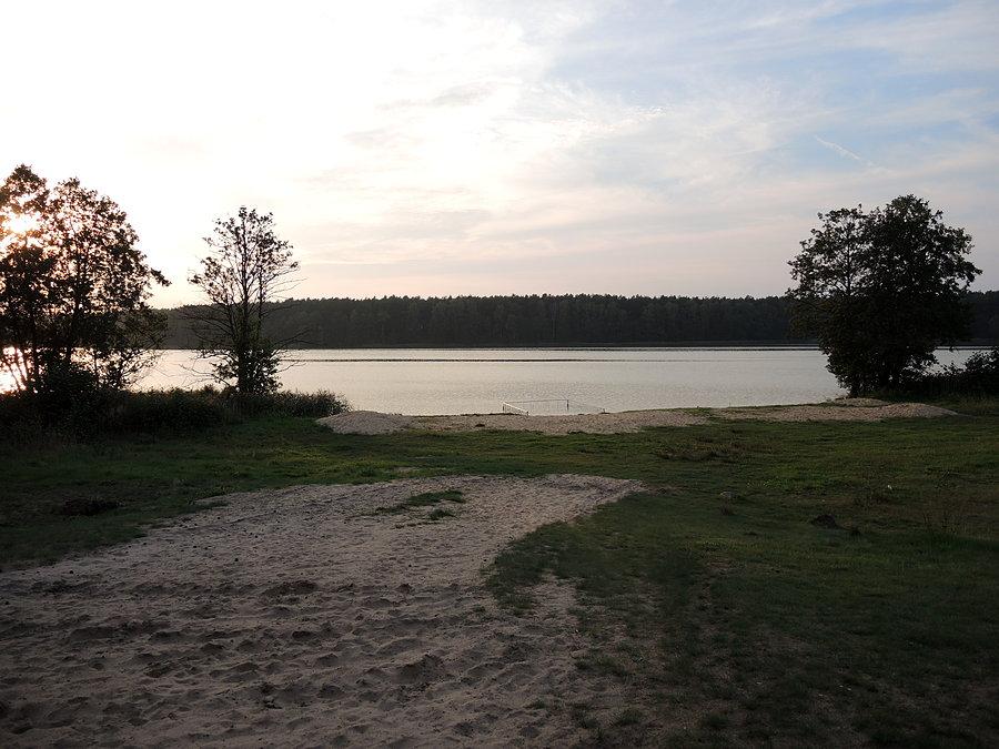 Jezioro Białe - plaża