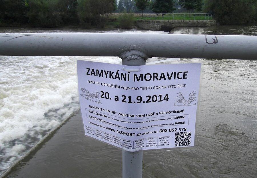 Spływ rzeką Moravice, zakończenie sezonu. Kiedyś widziałem rozpoczęcie sezonu, super impreza !