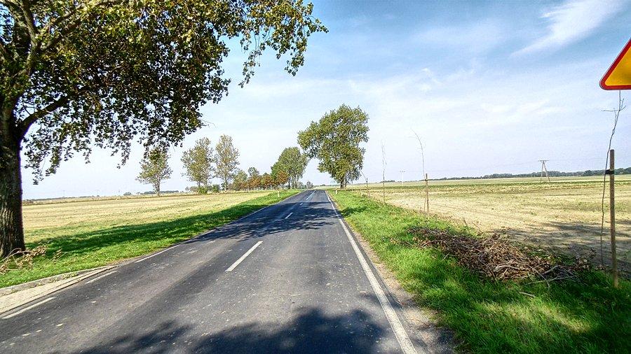 Już widać skrzyżowanie do Strzebielewa