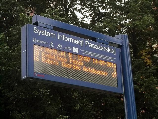 Ciekawostka: system informacji pasażerskiej