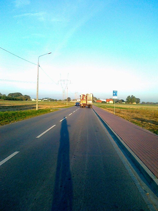 Tu jadę mu na kole..:)