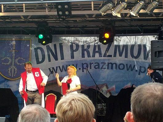 Dla rozweselenia publiczności wystąpił kabaret Ciach z Zielonej Fóry