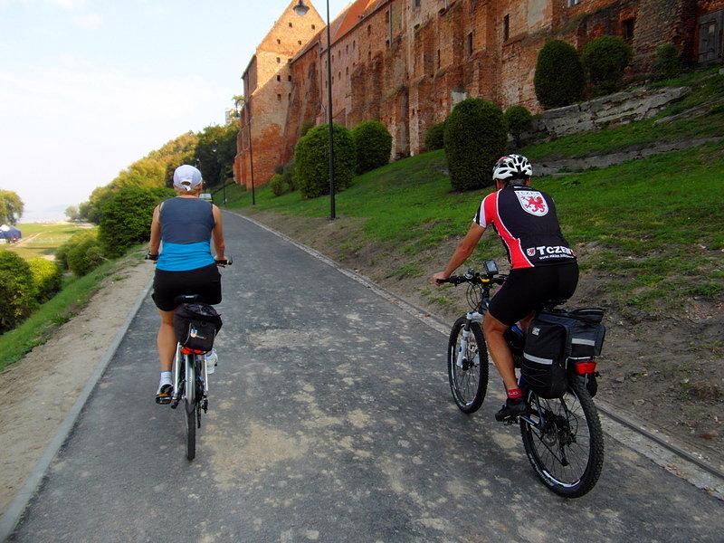 Trasa rowerowa na wzgórze- Grudziądz