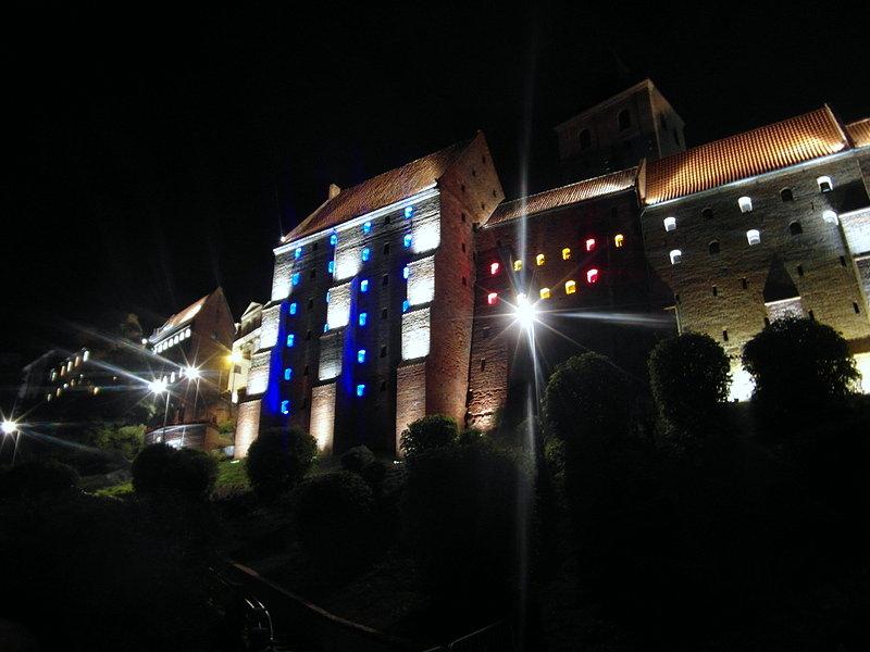 Oświetlony Grudziądz