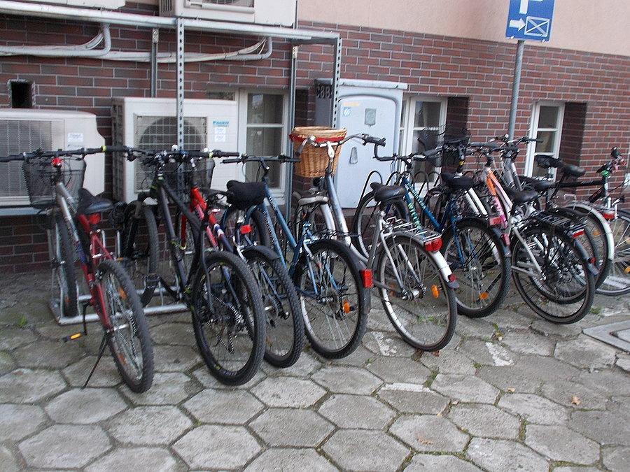 Rowerowy piątek - parking rowerowy Urzędu Miejskiego
