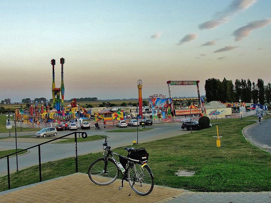 Po południowy wypad rowerowy. Tczew - lunapark nad Wisłą