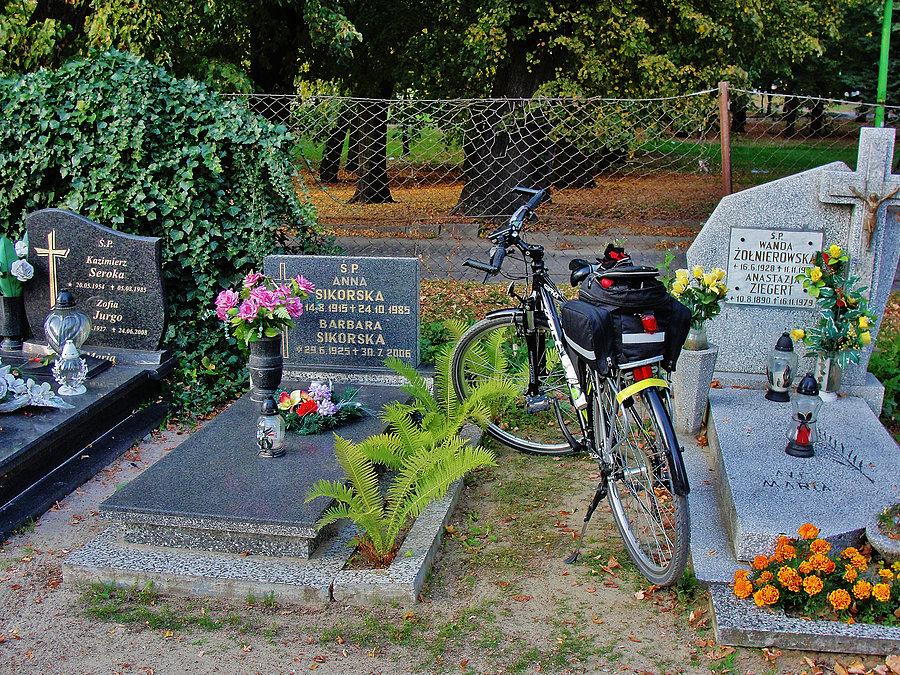 Po południowy wypad rowerowy. Tczew - cmentarz