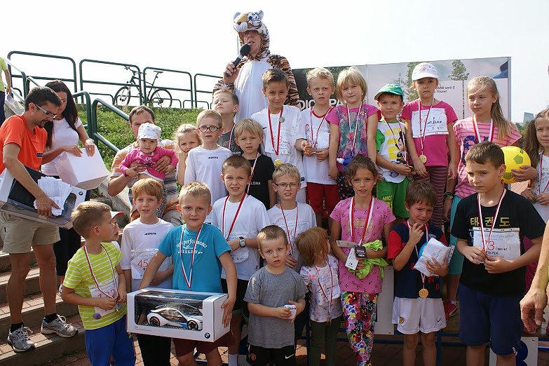 Z dzieciakami po Biegu Rodzinnym Zabieganych