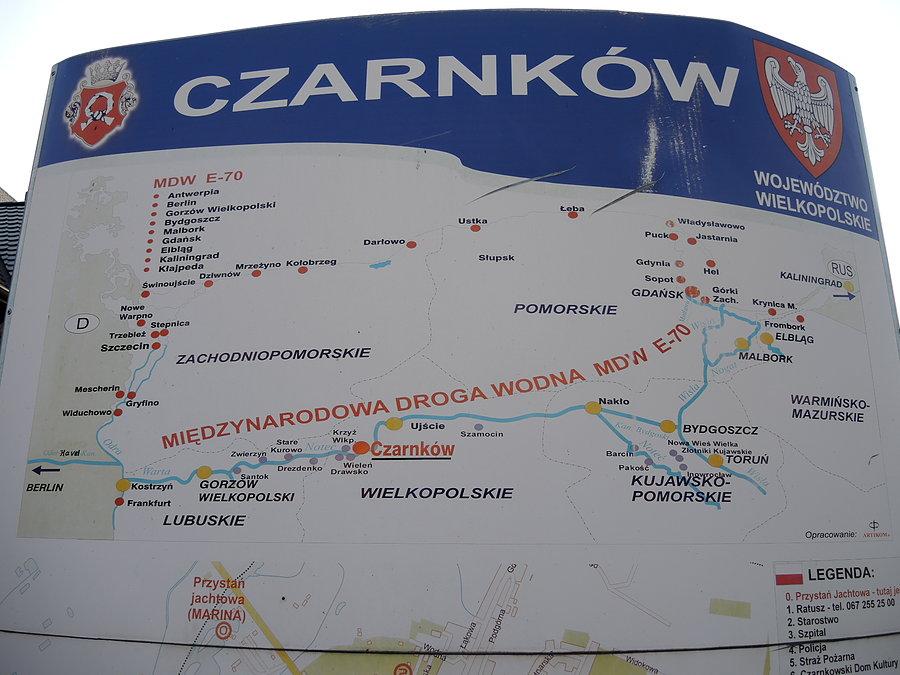 Czarnków - Międzynarodowa Droga Wodna MDW E-70