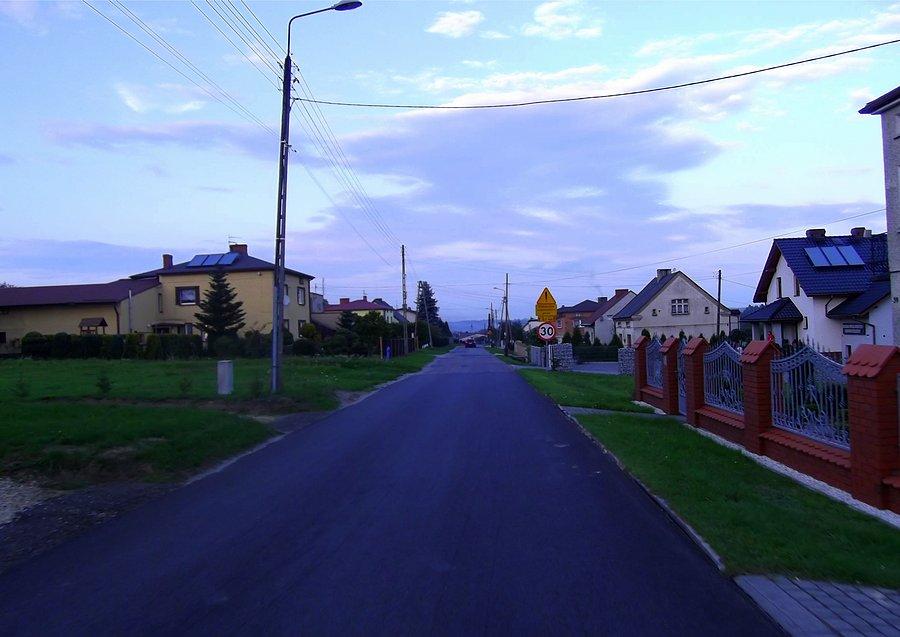 Przejeżdżam przez Rogów do Kokoszyc