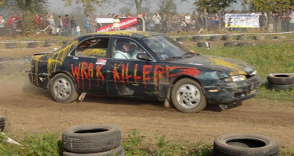 II edycja Wrak Race Biała Podlaska w Sławacinku Nowym