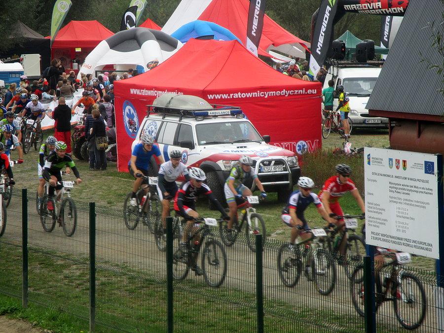 Mazovia MTB Kazimierz Dolny - start wyścigu