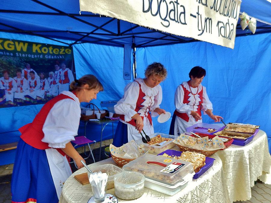 Maraton Kociewie Kołem. Na mecie. Posiłek na mecie, plus piwo