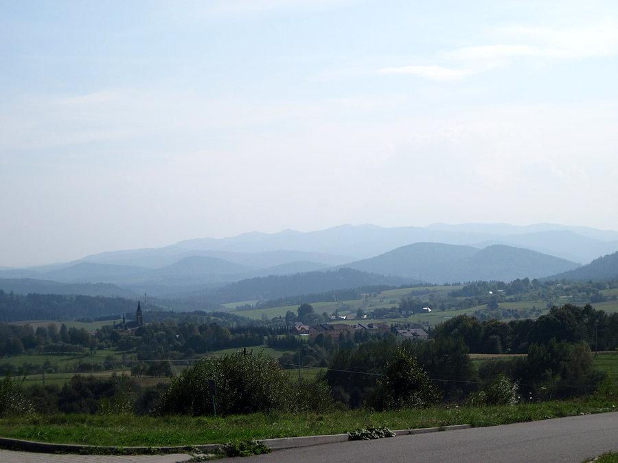 Bieszczadzka panorama z nad Lutowisk