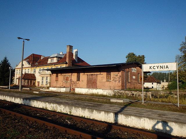 Nieczynna stacja linii kolejowej nr 356 w Kcyni