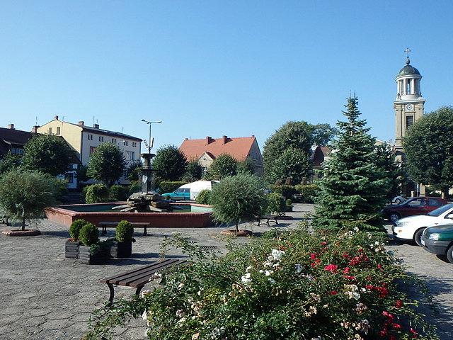 Rynek w Janowcu Wielkopolskim