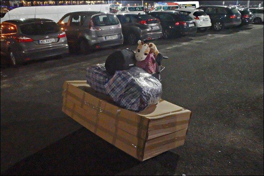 Wypakowani na lotnisku :)