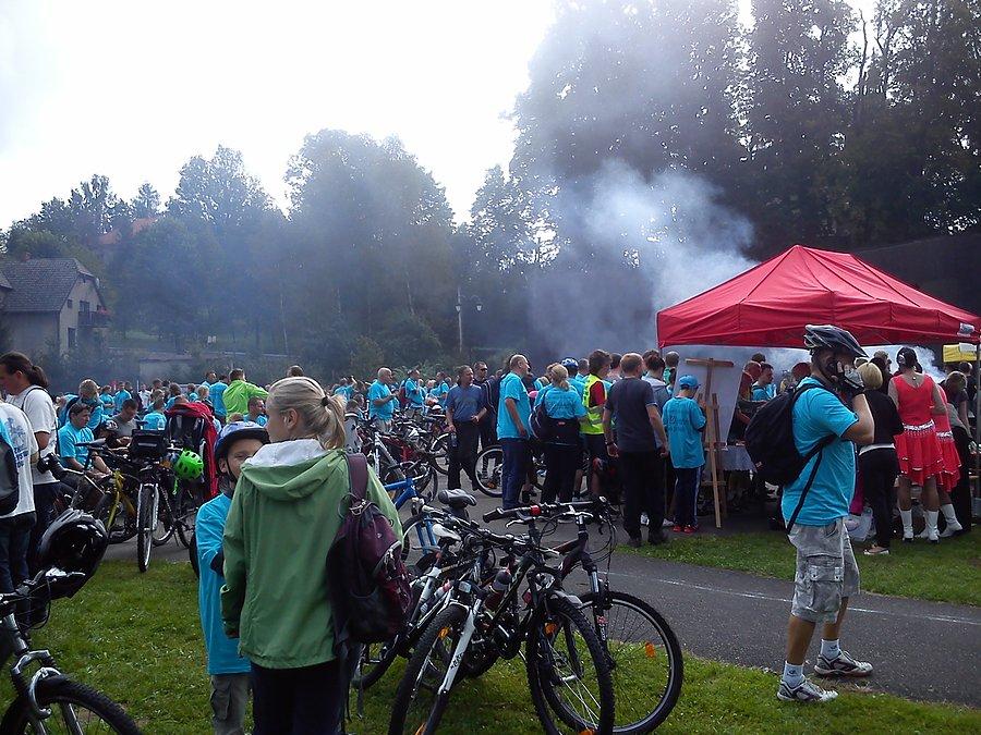 Półmetek na 37 rajdzie rowerowtm-Stara wieś