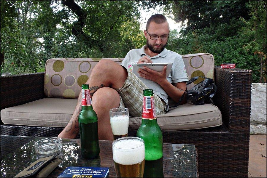 Piwko w knajpce