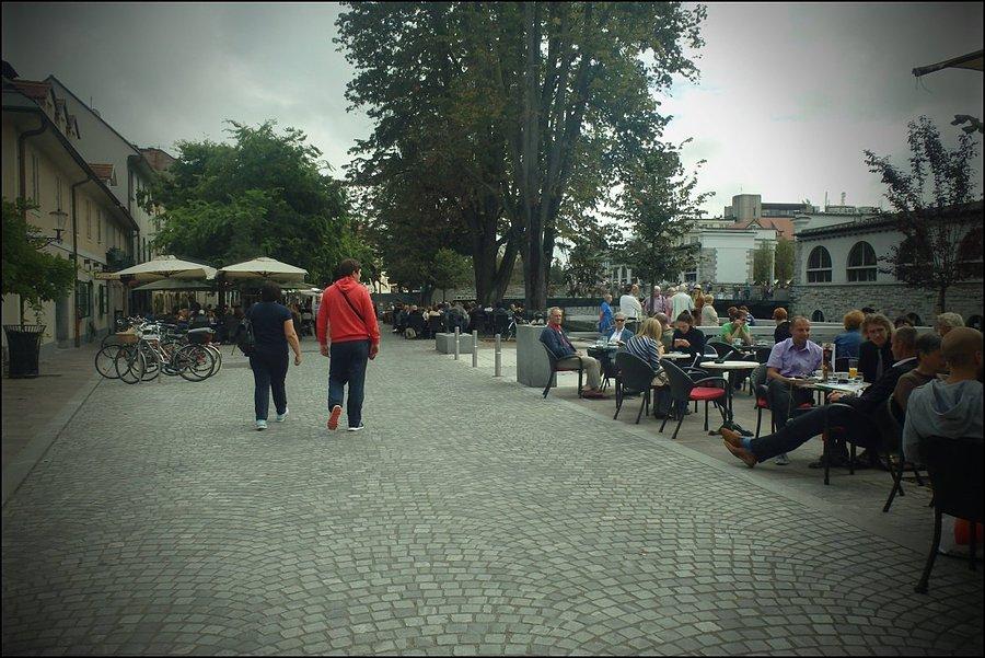 Deptak w Ljubljanie