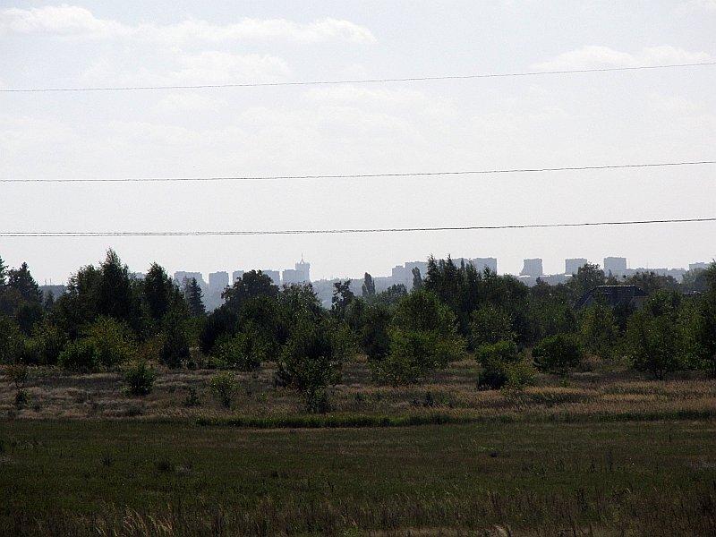Poznań w oddali