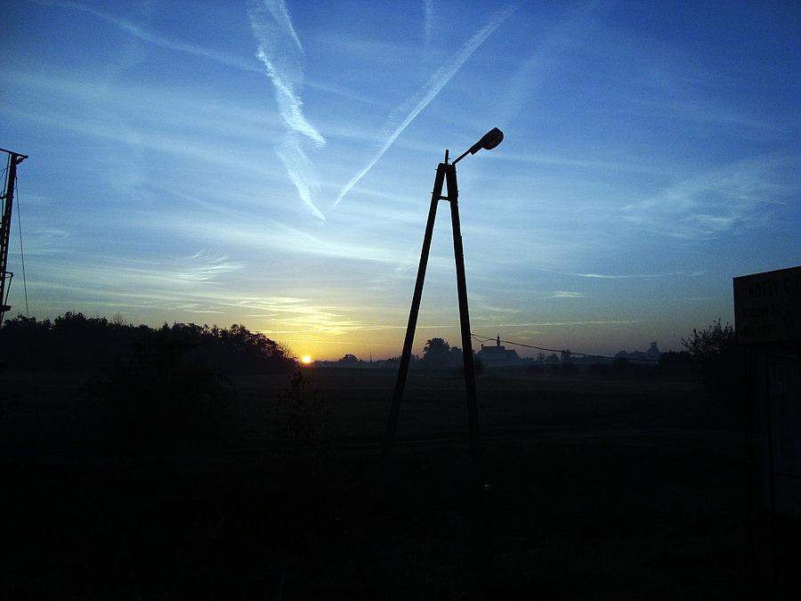 Wschód słońca nad Choczem