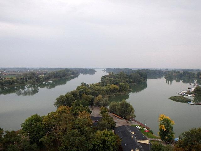 Jezioro Gopło - widok z zamkowej wieży