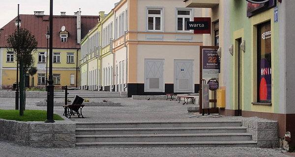 Plac Rubina w Białej Podlaskiej po rewitalizacji