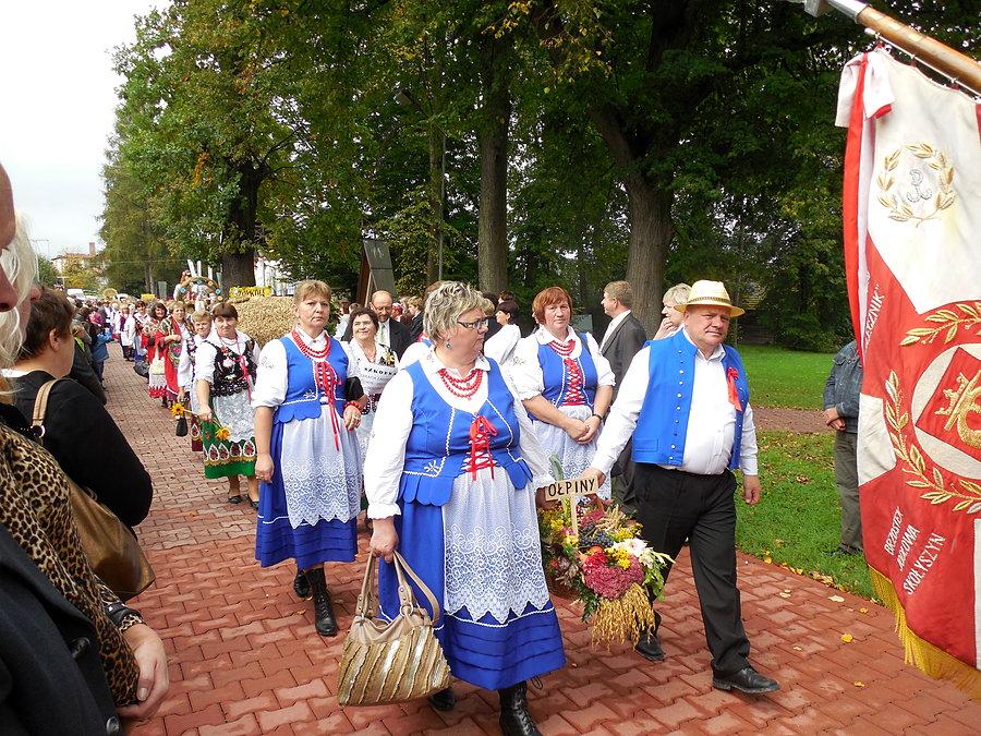 Procesja dożynkowa w Dębowcu
