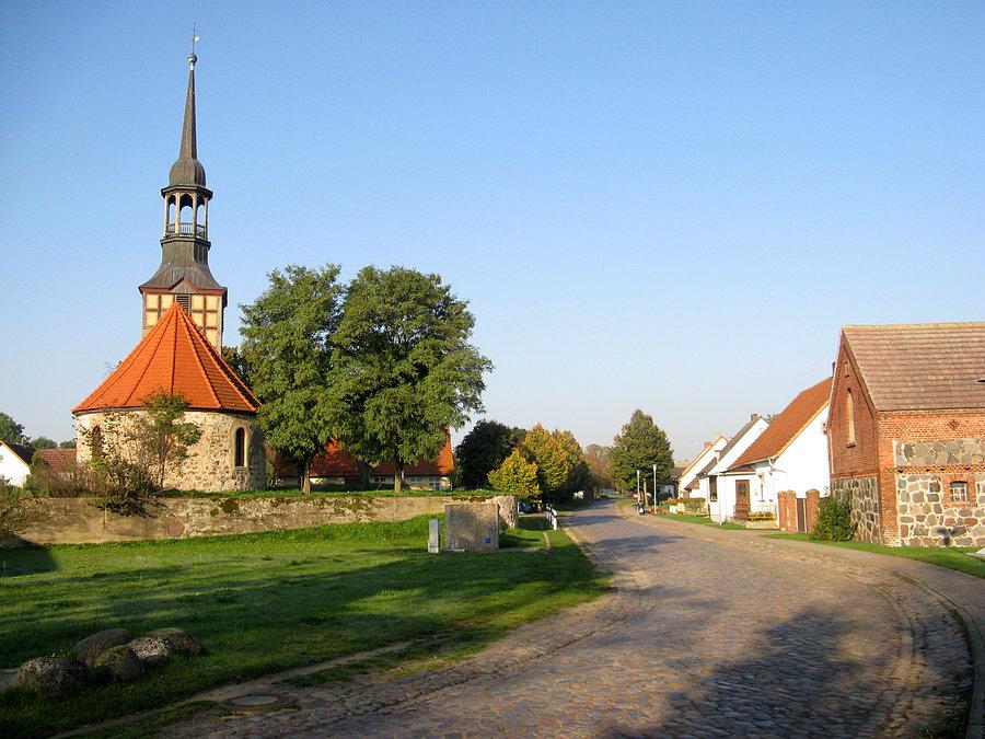 Niemiecka wieś Ladenthin