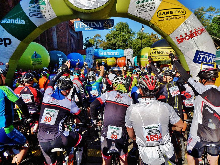 Skandia Maraton LangTeam Kwidzyn 2014 r. Wystartowało około 1000 rowerzystów