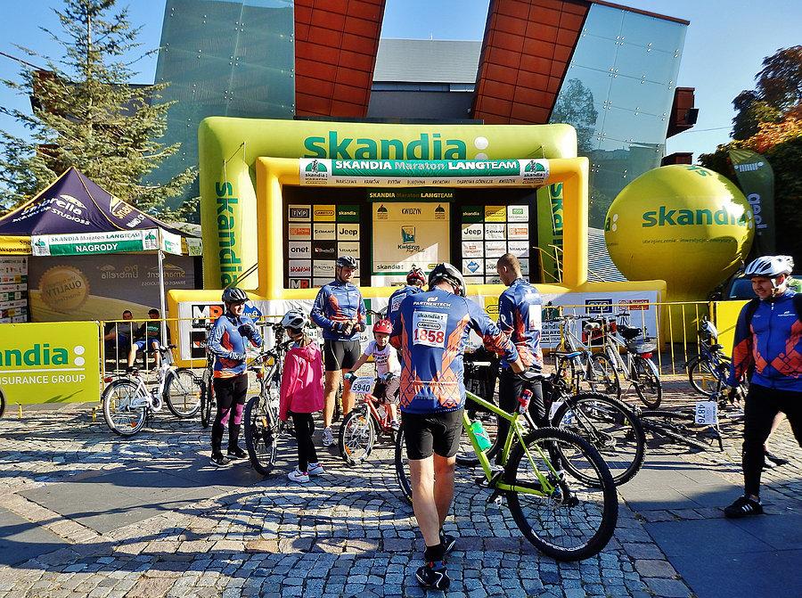 Skandia Maraton LangTeam Kwidzyn 2014 r. Była też trasa rodzinna - 10 km