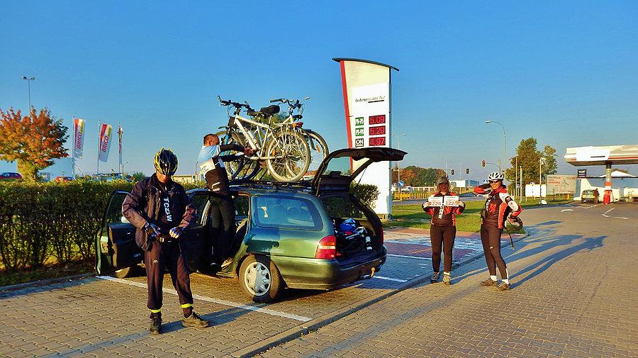 Skandia Maraton LangTeam Kwidzyn 2014 r. Wyjazd z Tczewa samochodem