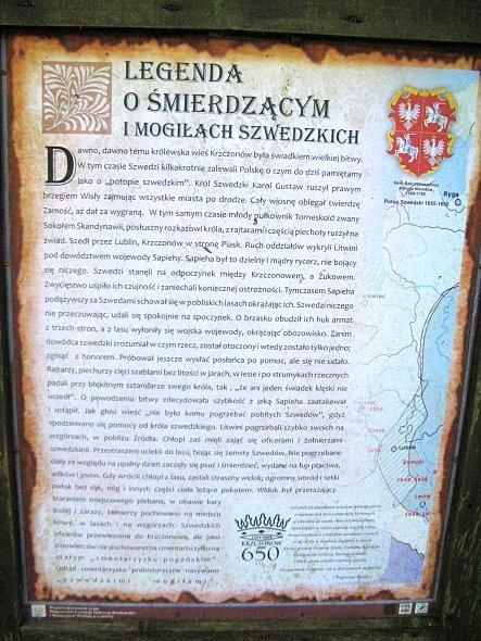 Leganda opisana na tablicy