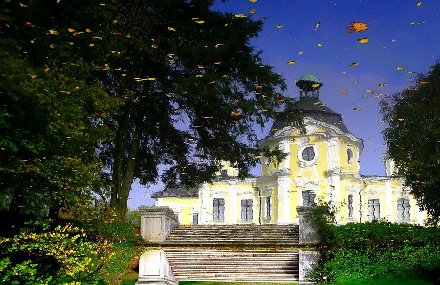 Kravaře. Pałac w wodzie