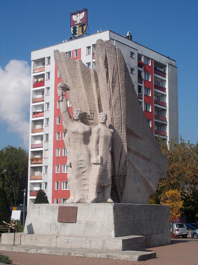 Pomnik Bohaterom Czerwonych Sztandarów w Dąbrowie Górniczej