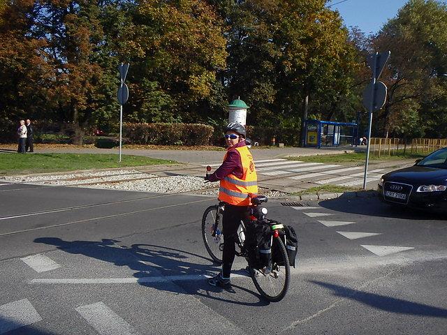 Zabezpieczenie trasy w wykonaniu Bydgoskiej Masy Krytycznej
