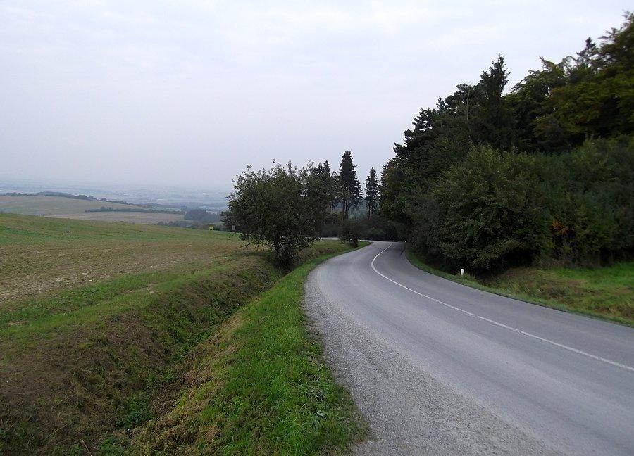 Na podjeździe w okolicy Bohučovic