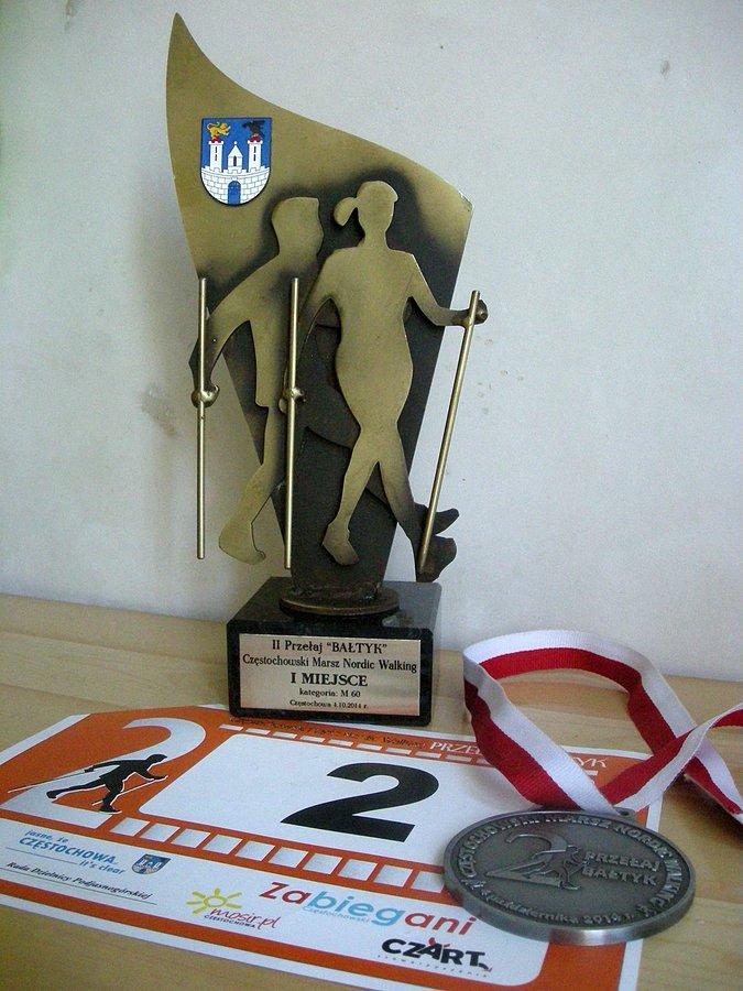 Trofea z 2 Przełaju Bałtyk