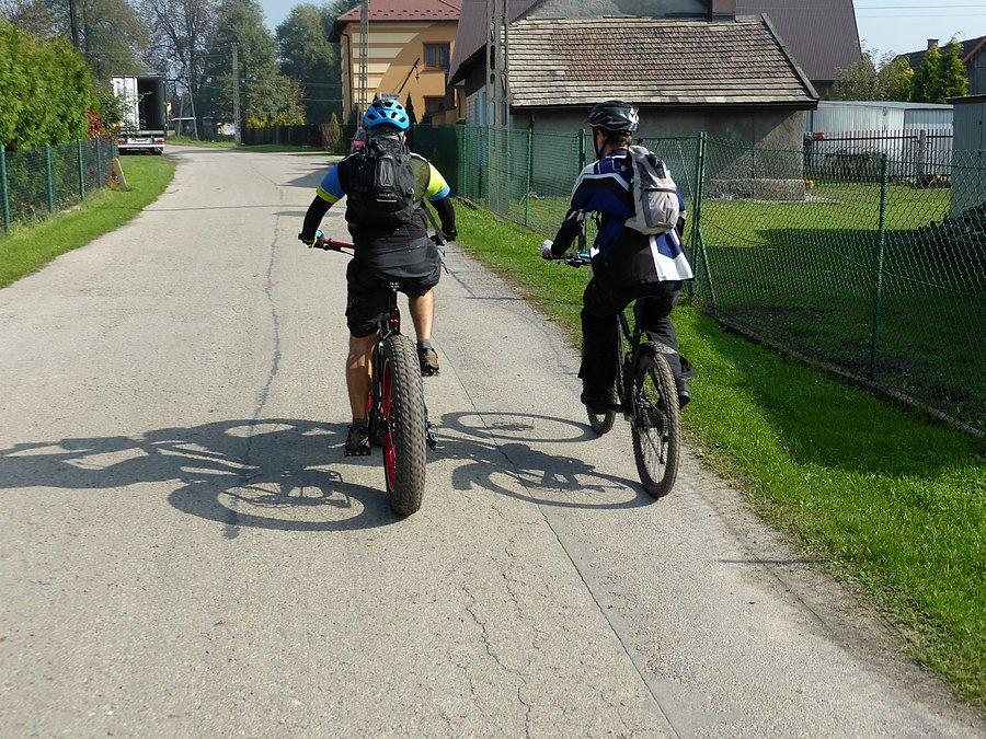A mnie się wydawało, że ja mam za szerokie opony