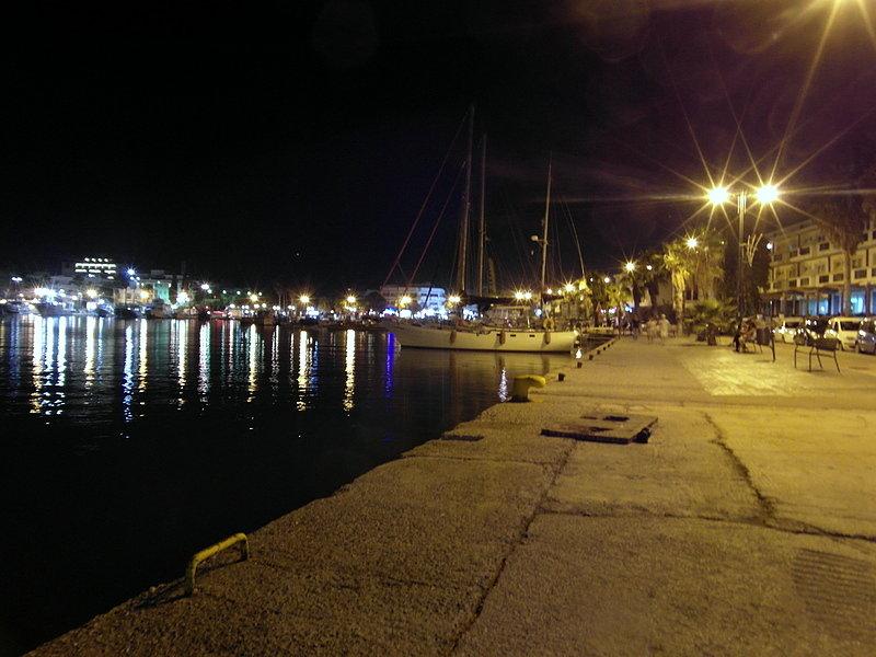 Marina nocą - Kos