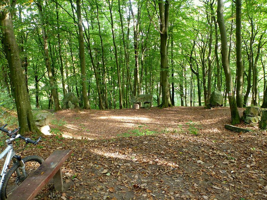 Łobeski Stonehenge na wzgórzu Rolanda 53°37'56.0"N 15°36'24.8"E