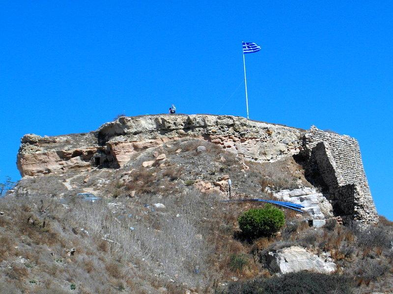 Ruiny zamku w Kefalos