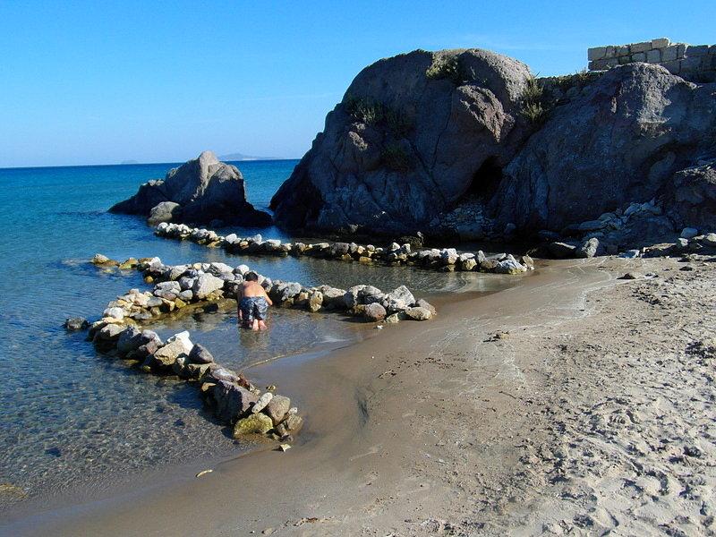 Plaża Agios Stefanos-wyspa Kos