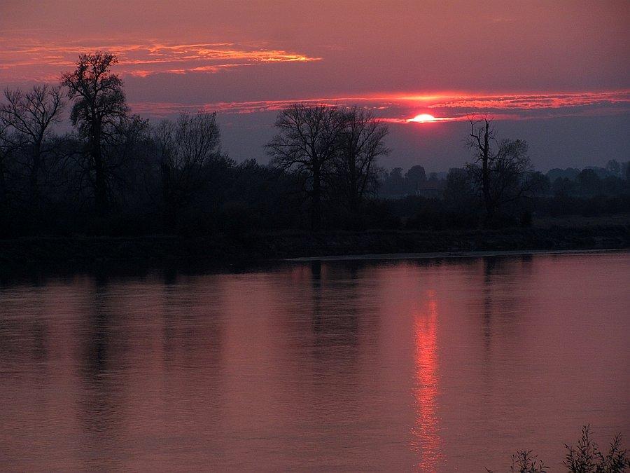 Resztka słońca nad Wisłą