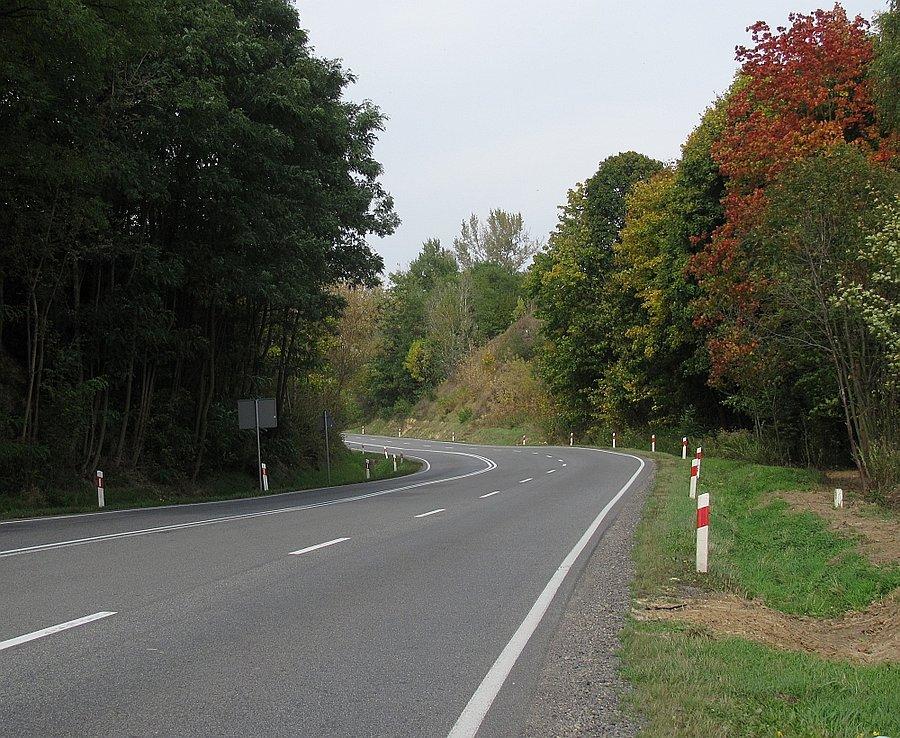 Nawet jakiś jesienny podjazd się znalazł!